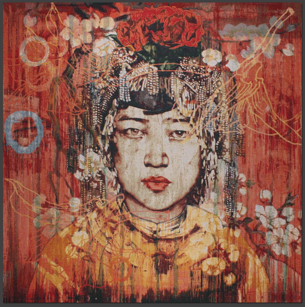 Tapestry by Hung Liu