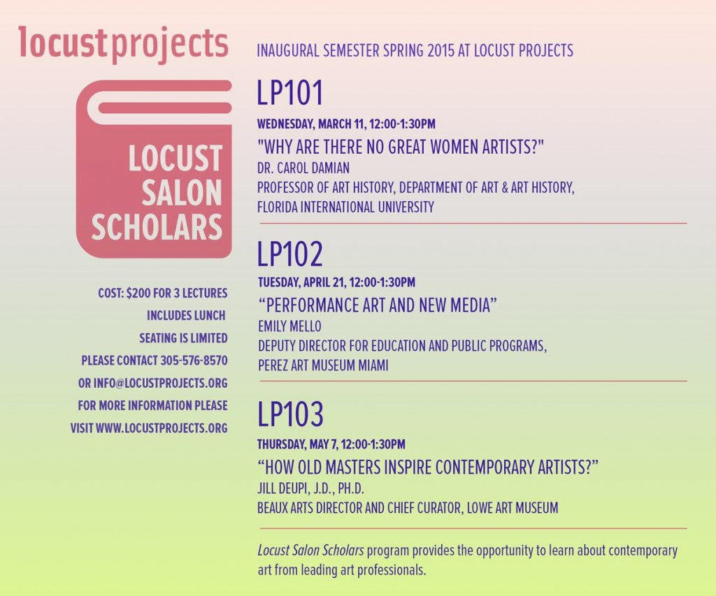 locust salon scholars schedule