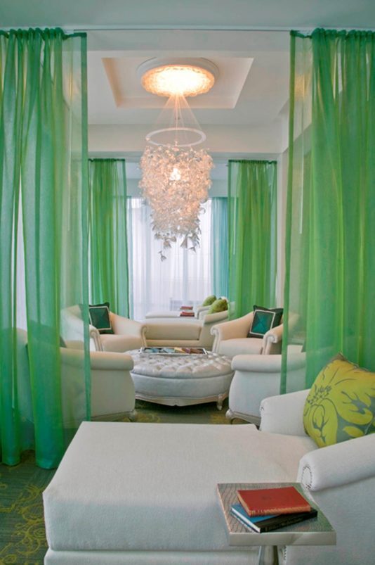 Eau Spa lounge at the Eau Palm Beach Resort & Spa