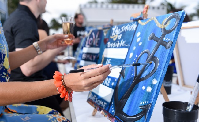 painting and wine classes miami