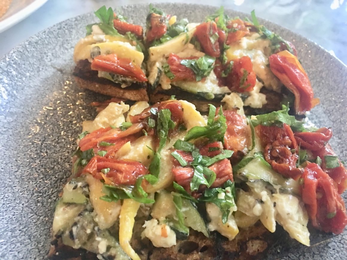 zucchini toast, M House, coral gables restaurants, MiamiCurated