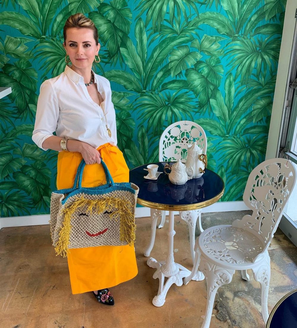 Yeliz Tetiz in the cafe of the Bazaar Project, MiamiCurated