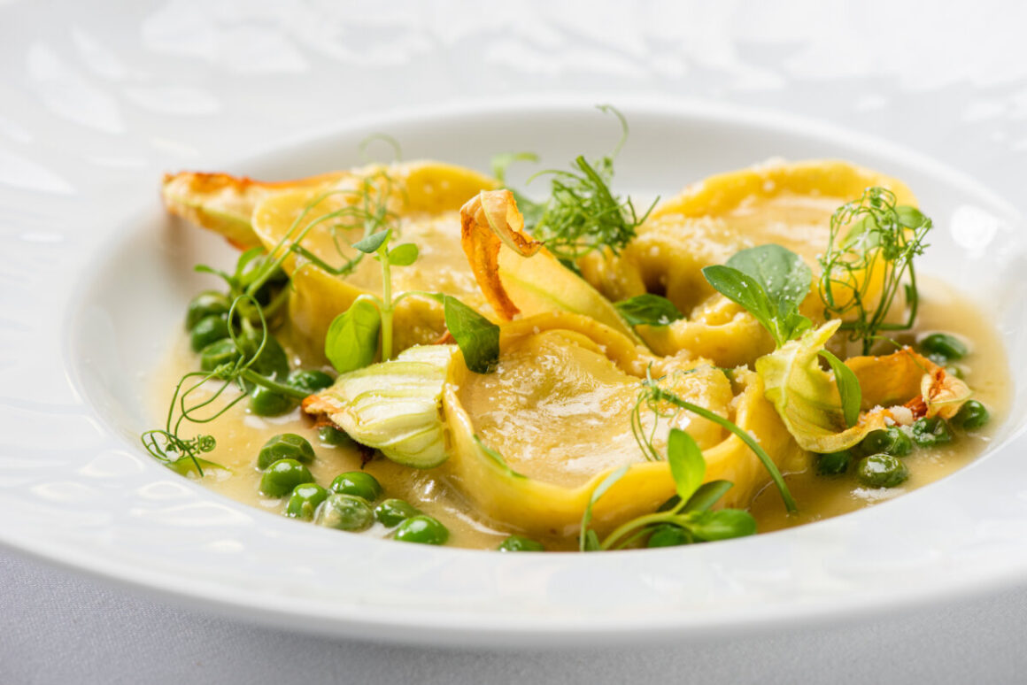 tortelloni with spring vegetables, Fiola Miami, Miamicurated