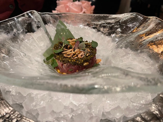 Fiola Miami, Miamicurated, tuna tartar with caviar
